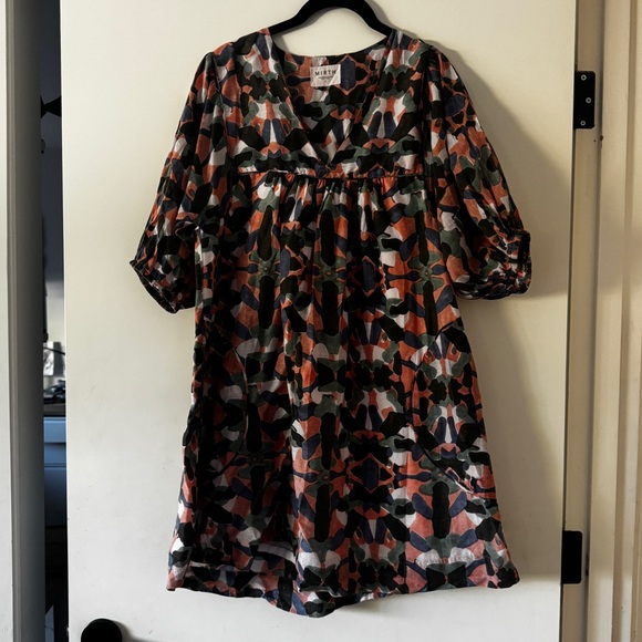 Mirth Multicolor Abstract Mini Dress - Picture 2 of 2